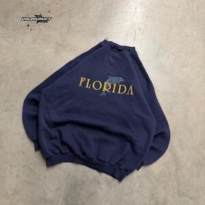 Vintage Florida Dolphin Destination Crewneck Sweatshirt